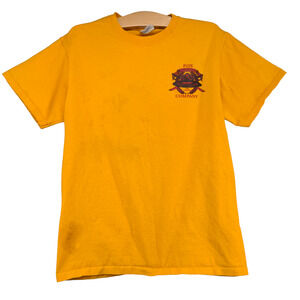 Port & Company Men's Fox Battalion Second Company T-Shirt Yellow M Short Sleeve